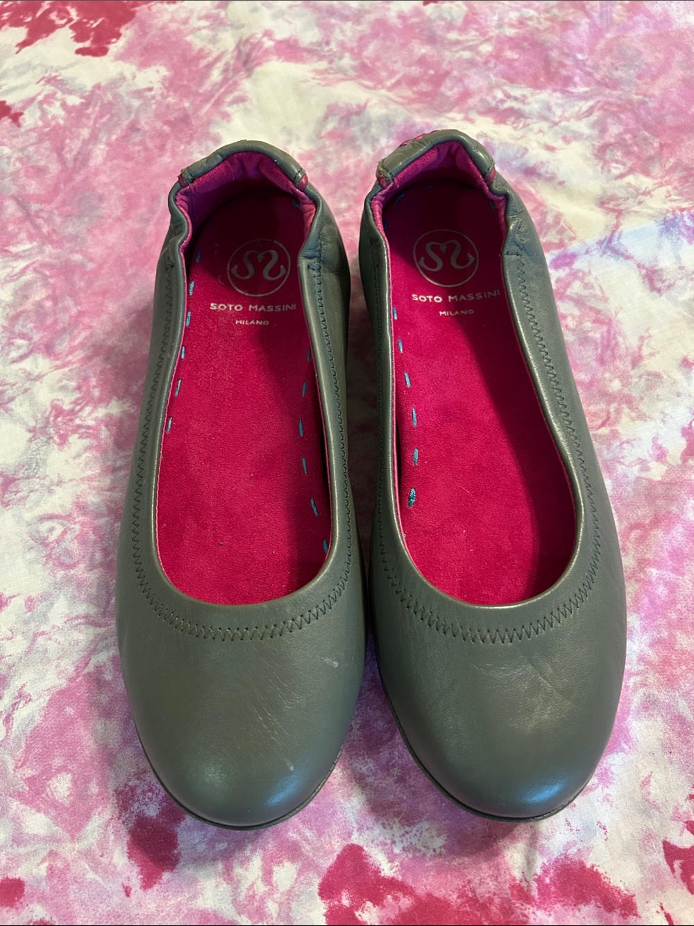 Soto massini gray flats size 36